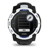 VOGTIME-MONTRES-GARMIN - Instinct® 3 – 50 mm, Solar  Blanche avec bracelet noir/bleu électrique - 010-02935-03