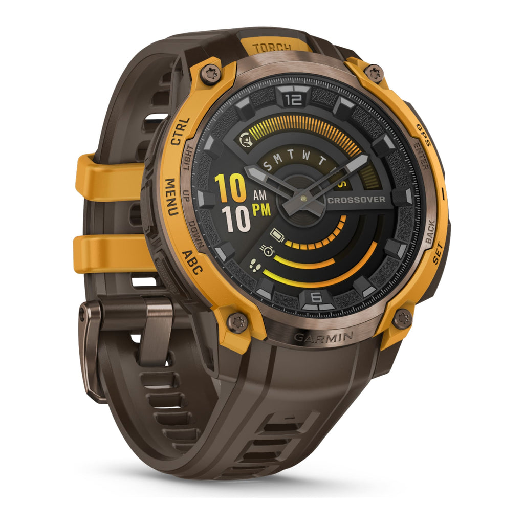 VOGTIME-MONTRES-GARMIN - Instinct® Crossover AMOLED  Bronze/orange pastel - 010-03398-01 