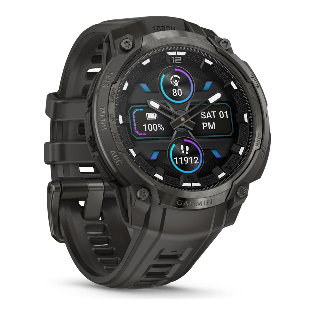 VOGTIME-MONTRES-GARMIN - Instinct® Crossover AMOLED  Gris charbon - 010-03398-00