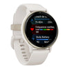 VOGTIME-MONTRES-GARMIN - vívoactive® 5 - Boitier ivoire avec lunette en aluminium Soft Gold et bracelet silicone ivoire - 010-02862-11