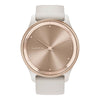 VOGTIME-MONTRES-GARMIN -vívomove® Trend  Peach Gold avec bracelet silicone ivoire - 010-02665-01