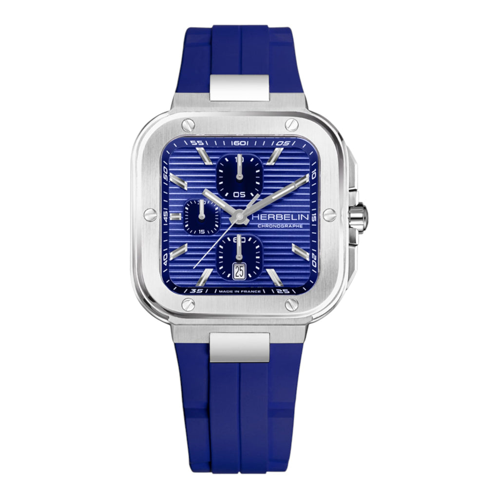 VOGTIME-MONTRES-HERBELIN-CAP CAMARAT Chronographe Quartz -40.5mm- 35646A115CB