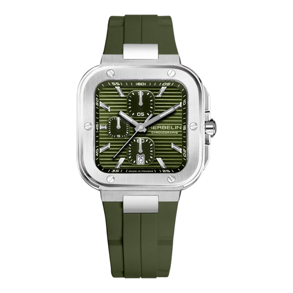 VOGTIME-MONTRES-HERBELIN-CAP CAMARAT Chronographe Quartz -40.5mm- 35646A116CK