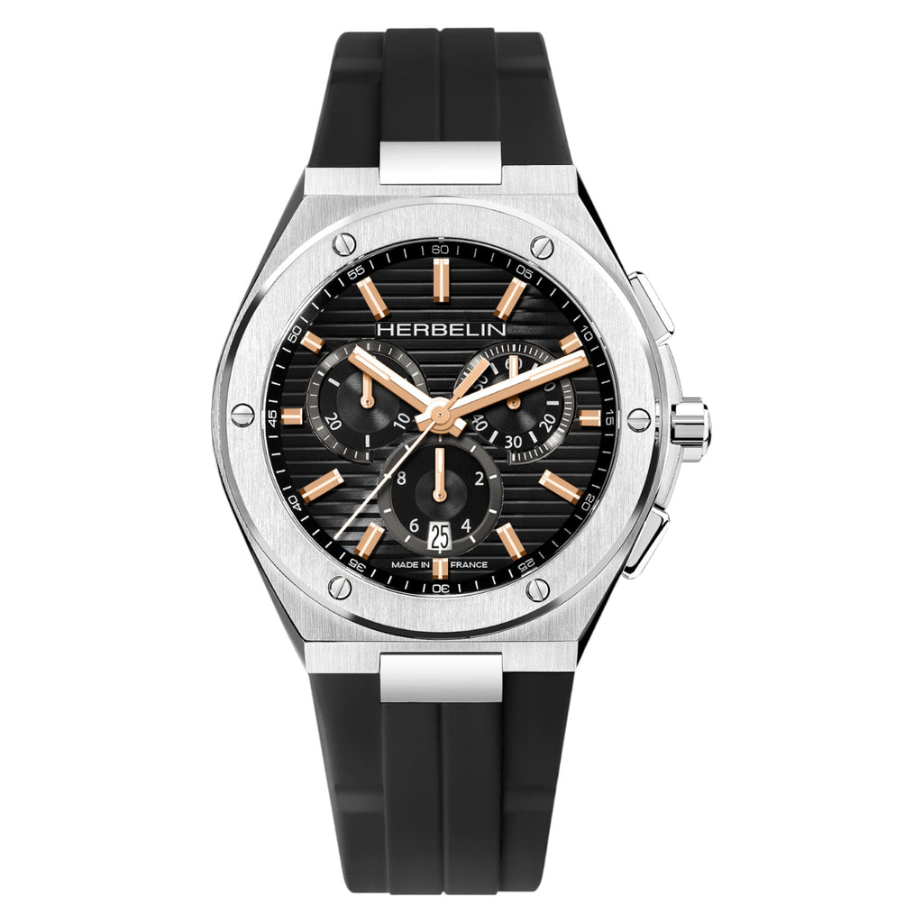 VOGTIME-MONTRES-HERBELIN-Cap Camarat - Chronographe Quartz - 42mm - 37645A14TR
