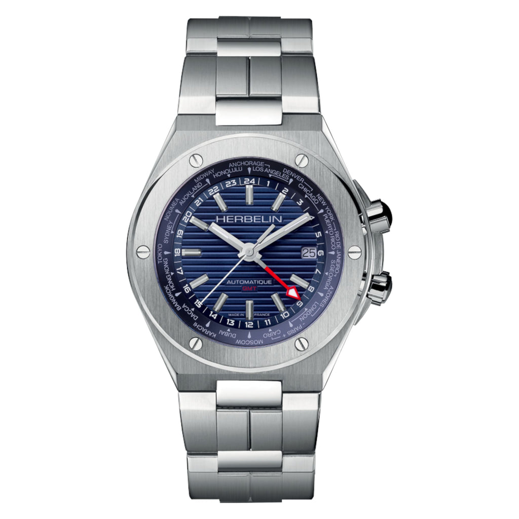 VOGTIME-MONTRES-HERBELIN-Cap Camarat GMT  - Série limitée à 500 exemplaires - 1445/B15