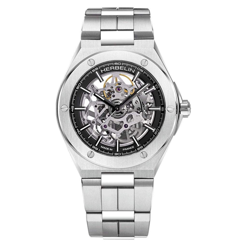 VOGTIME-MONTRES-HERBELIN-Cap Camarat  Squellette Automatique - 37mm -1845BSQ14