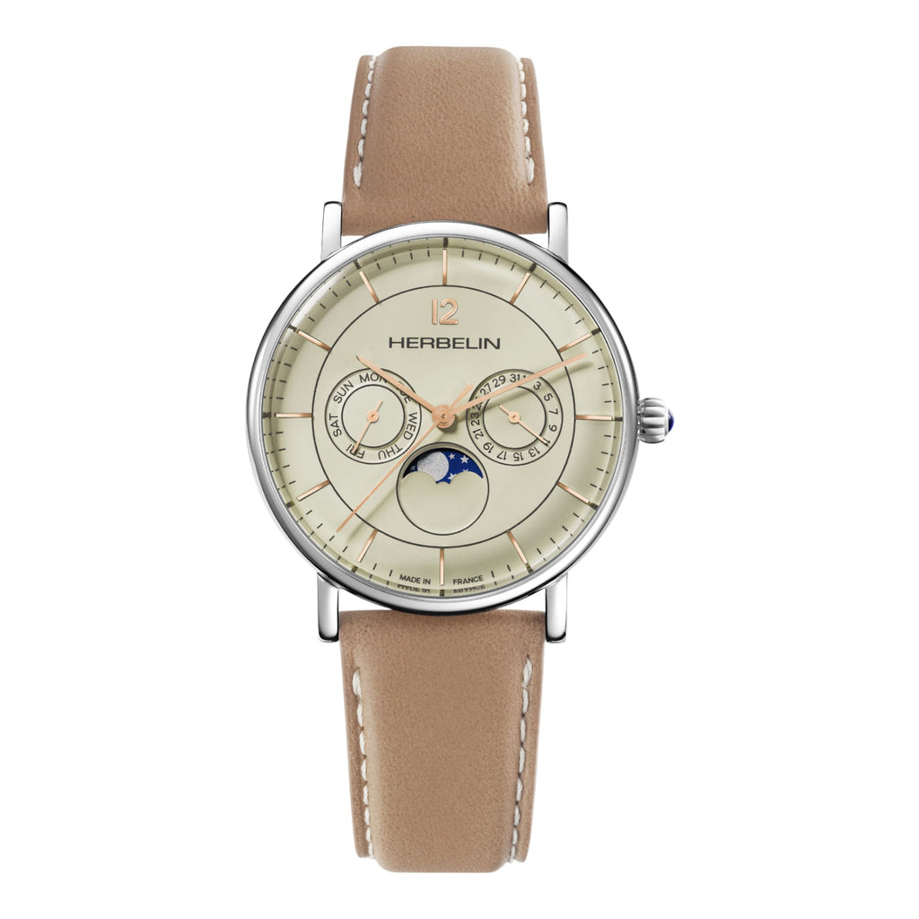 VOGTIME-MONTRES-HERBELIN-Inspiration Phase De Lune Quartz - 38mm - 12747AP17TR