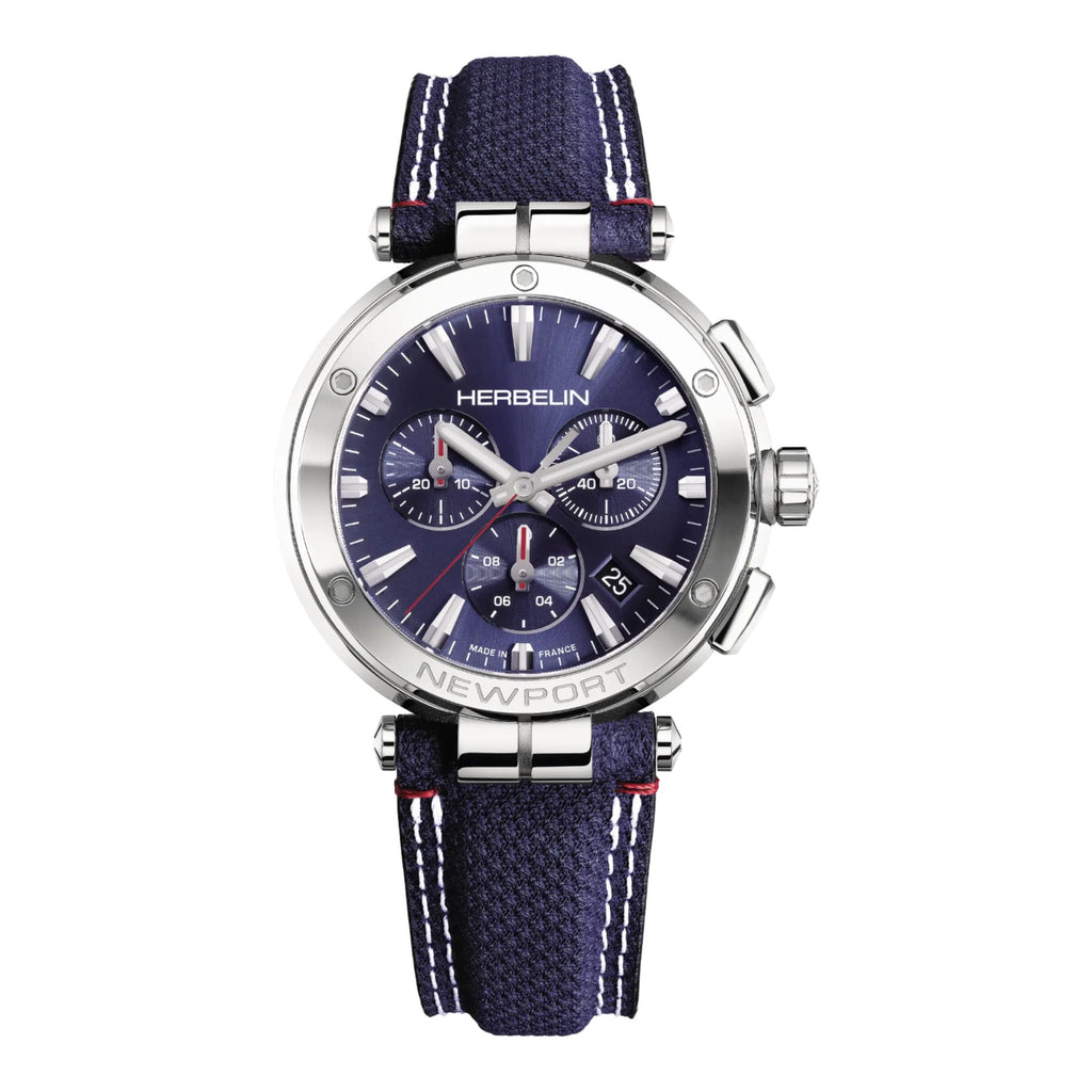 VOGTIME-MONTRES-HERBELIN-Newport Chronographe Quartz - 40.5mm - 37658AP15BL