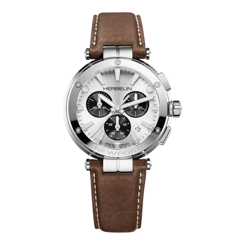 VOGTIME-MONTRES-HERBELIN-Newport Chronographe Quartz - 40.5mm - 37658AP42MA