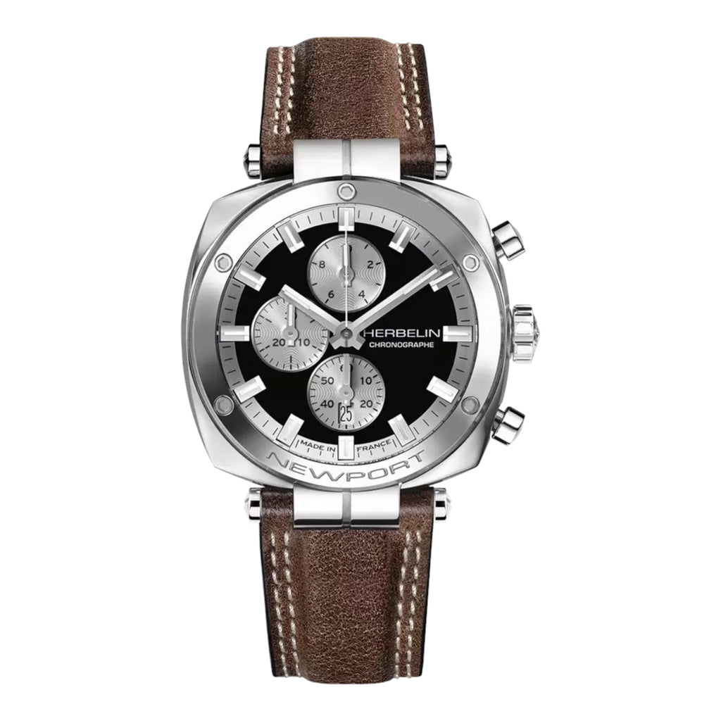 VOGTIME-MONTRES-HERBELIN-Newport Héritage Quartz - 42mm - 35664AP24BR