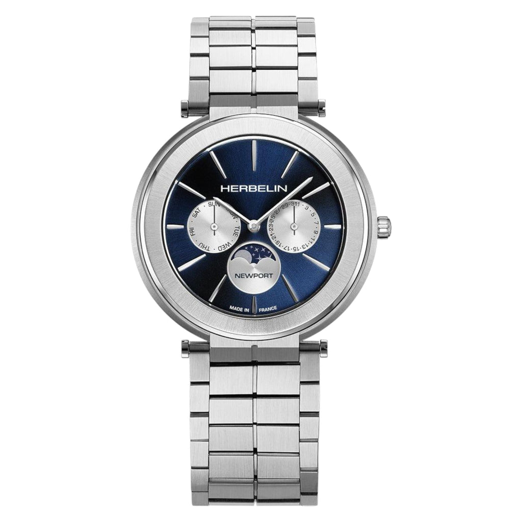 VOGTIME-MONTRES-HERBELIN-Newport  Slim Phase de Lune Quartz - 41.5mm - 12722B25
