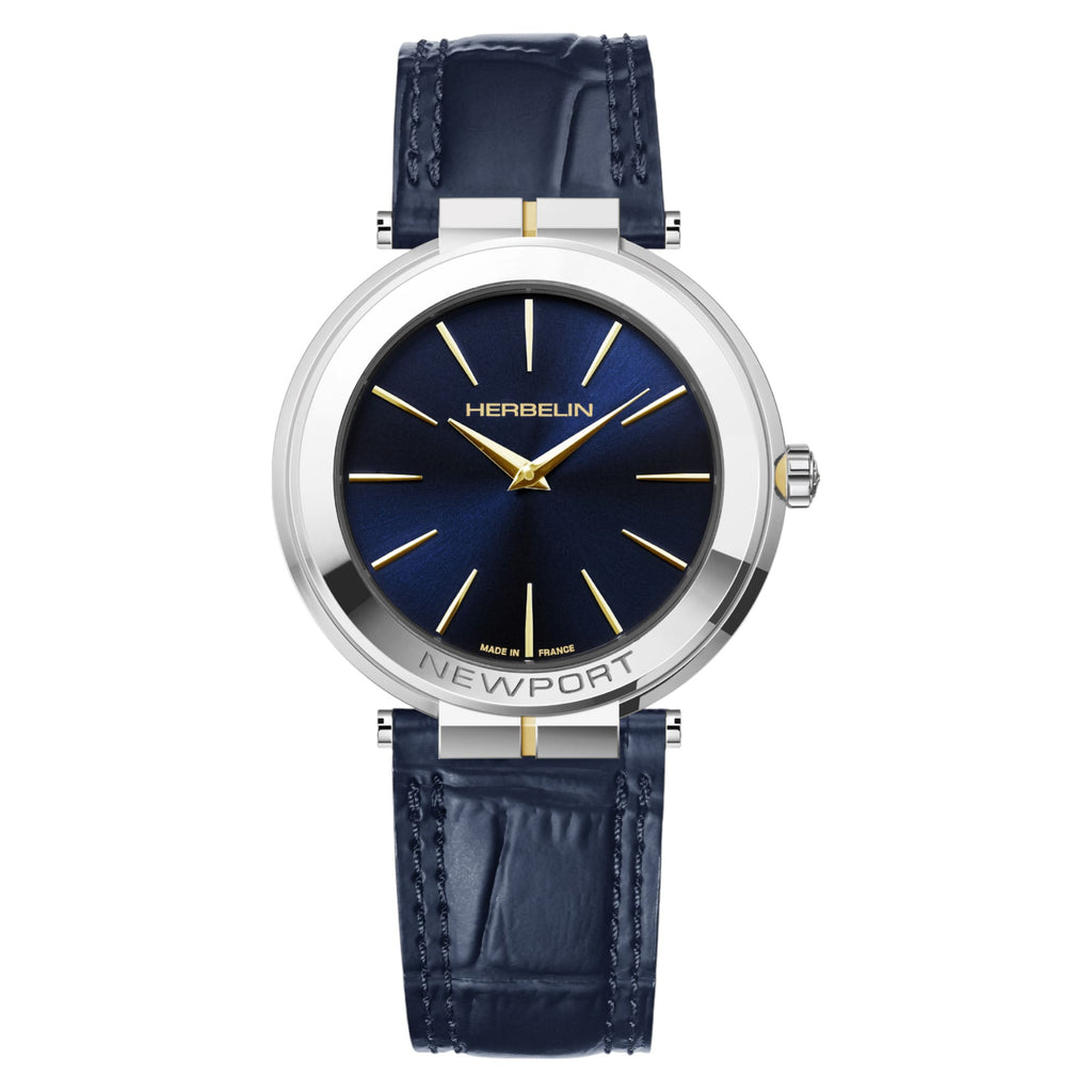 VOGTIME-MONTRES-HERBELIN-Newport  Slim Quartz - 40mm - 19522T15BL