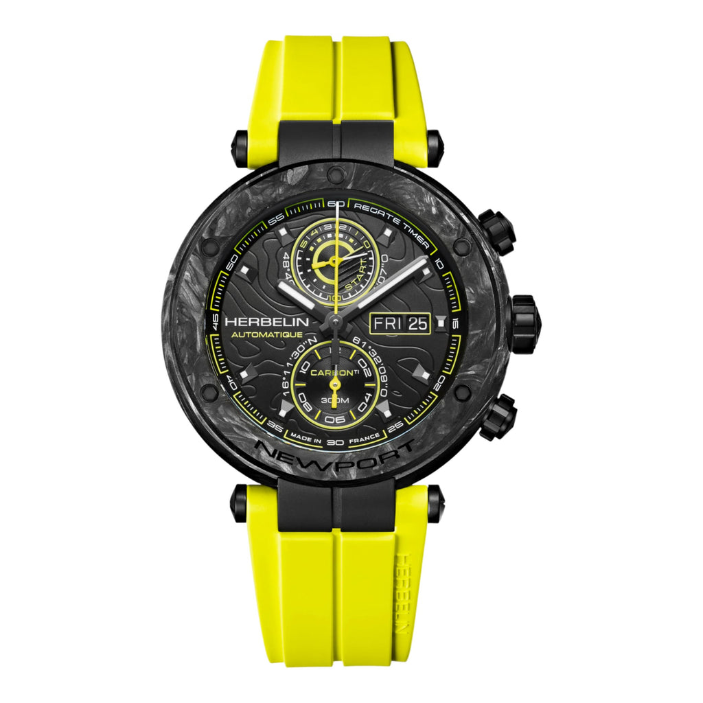 VOGTIME-MONTRES-HERBELIN -Newport Carbon Titane Automatique   46.5mm - 288CTN14CY