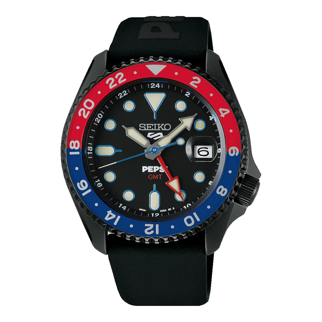 VOGTIME-MONTRES-SEIKO -CAutomatique -GMT - Pepsi Limited Edition - SSK047K1