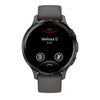 VOGTIME-MONTRES-Venu® 3S  Lunette Gray en acier inoxydable avec boîtier gris foncé et bracelet en silicone gris foncé - 010-02785-00