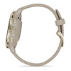 VOGTIME-MONTRES-Venu® 3S  Lunette en acier inoxydable Soft Gold avec boîtier et bracelet en silicone lin - 010-02785-02