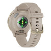 VOGTIME-MONTRES-Venu® 3S  Lunette en acier inoxydable Soft Gold avec boîtier et bracelet en silicone lin - 010-02785-02