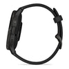 VOGTIME-MONTRES-Venu® 3  Lunette Gray en acier inoxydable avec boîtier noir et bracelet en silicone noir - 010-02784-01