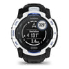 VOGTIME-MONTRES-GARMIN - Instinct® 3 – 50 mm, Solar  Blanche avec bracelet noir/bleu électrique - 010-02935-03