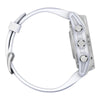 VOGTIME-MONTRES-fēnix® 8 – 43 mm, AMOLED  Sapphire, Acier Silver avec bracelet en silicone blanc - 010-02903-00