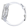 VOGTIME-MONTRES-fēnix® 8 – 43 mm, AMOLED  Sapphire, Acier Silver avec bracelet en silicone blanc - 010-02903-00