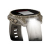VOGTIME-MONTRES-fēnix® 8 – 43 mm, AMOLED  Sapphire, Soft Gold avec bracelet en silicone gris cendré/grès foncé - 010-02903-11