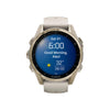 VOGTIME-MONTRES-fēnix® 8 – 43 mm, AMOLED  Sapphire, Soft Gold avec bracelet en silicone gris cendré/grès foncé - 010-02903-11