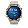 VOGTIME-MONTRES-fēnix® 8 – 43 mm, AMOLED  Sapphire, Soft Gold avec bracelet en silicone gris cendré/grès foncé - 010-02903-40