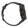 VOGTIME-MONTRES-fēnix® 8 – 43 mm, AMOLED  Sapphire, Titane Carbon Gray DLC avec bracelet en silicone noir/gris galet - 010-02903-21