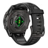 VOGTIME-MONTRES-fēnix® 8 – 43 mm, AMOLED  Sapphire, Titane Carbon Gray DLC avec bracelet en silicone noir/gris galet - 010-02903-21