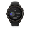 VOGTIME-MONTRES-fēnix® 8 – 47 mm, AMOLED  Sapphire, Titane Carbon Gray DLC avec bracelet en silicone noir/gris galet - 010-02904-21