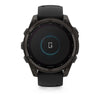 VOGTIME-MONTRES-fēnix® 8 – 47 mm, AMOLED  Sapphire, Titane Carbon Gray DLC avec bracelet en silicone noir/gris galet - 010-02904-21