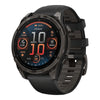 VOGTIME-MONTRES-fēnix® 8 – 47 mm, AMOLED  Sapphire, Titane Carbon Gray DLC avec bracelet en silicone noir/gris galet - 010-02904-21