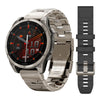 VOGTIME-MONTRES-fēnix® 8 – 47 mm, AMOLED  Sapphire, Titanium avec bracelet Titane épuré - 010-02904-40