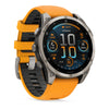  VOGTIME-MONTRES-fēnix® 8 – 47 mm, AMOLED  Sapphire, Titanium avec bracelet en silicone orange/graphite -010-02904-11