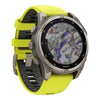 VOGTIME-MONTRES-fēnix® 8 – 47 mm, Sapphire, Titanium avec bracelet en silicone jaune/graphite - 010-02906-21