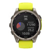 VOGTIME-MONTRES-fēnix® 8 – 47 mm, Sapphire, Titanium avec bracelet en silicone jaune/graphite - 010-02906-21
