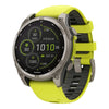 VOGTIME-MONTRES-fēnix® 8 – 47 mm, Sapphire, Titanium avec bracelet en silicone jaune/graphite - 010-02906-21