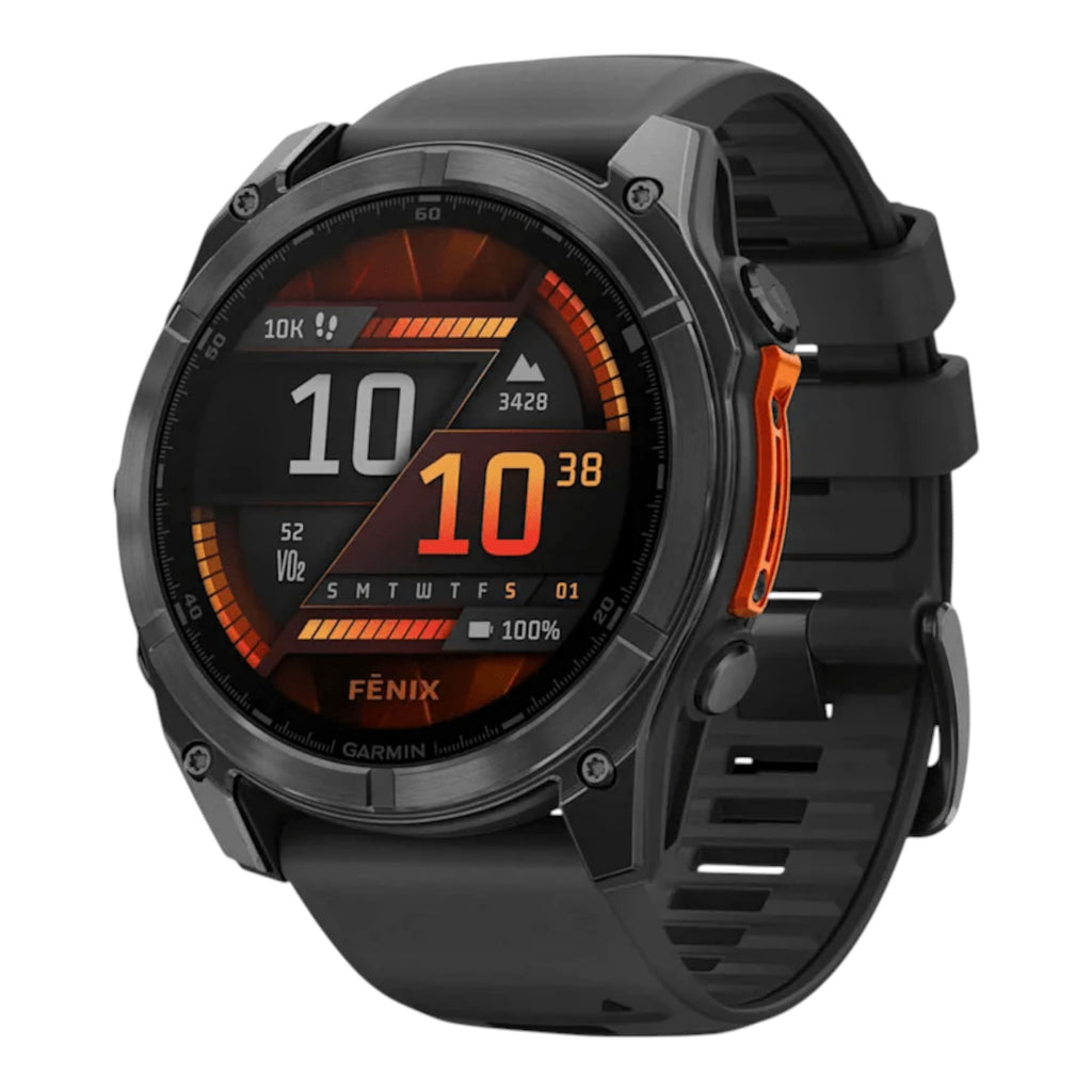 VOGTIME-MONTRES-fēnix® 8 – 51 mm, AMOLED Sapphire, Acier Gray avec bracelet en silicone noir - 010-02905-00