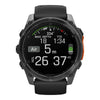 VOGTIME-MONTRES-fēnix® 8 – 51 mm, AMOLED Sapphire, Acier Gray avec bracelet en silicone noir - 010-02905-00