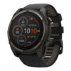 VOGTIME-MONTRES-fēnix® 8 – 51 mm, Sapphire, Titane Carbon Gray DLC avec bracelet en silicone noir/gris galet - 010-02907-11