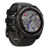 VOGTIME-MONTRES-fēnix® 8 – 51 mm, Sapphire, Titane Carbon Gray DLC avec bracelet en silicone noir/gris galet - 010-02907-11