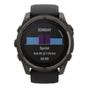 VOGTIME-MONTRES-fēnix® 8 – 51 mm, Sapphire, Titane Carbon Gray DLC avec bracelet en silicone noir/gris galet - 010-02907-11