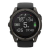 VOGTIME-MONTRES-fēnix® 8 – 51 mm, Sapphire, Titane Carbon Gray DLC avec bracelet en silicone noir/gris galet - 010-02907-11