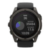 VOGTIME-MONTRES-fēnix® 8 – 51 mm, Sapphire, Titane Carbon Gray DLC avec bracelet en silicone noir/gris galet - 010-02907-11