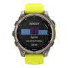 VOGTIME-MONTRES-fēnix® 8 – 51 mm, Sapphire, Titanium avec bracelet en silicone jaune/graphite - 010-02907-21