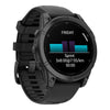 VOGTIME-MONTRES-fēnix® E – 47 mm, AMOLED  Acier Gray avec bracelet en silicone noir - 010-03025-01