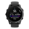 VOGTIME-MONTRES-fēnix® E – 47 mm, AMOLED  Acier Gray avec bracelet en silicone noir - 010-03025-01