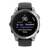 VOGTIME-MONTRES-fēnix® E – 47 mm, AMOLED  Acier Silver avec bracelet en silicone graphite - 010-03025-00