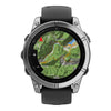 VOGTIME-MONTRES-fēnix® E – 47 mm, AMOLED  Acier Silver avec bracelet en silicone graphite - 010-03025-00